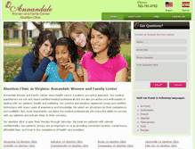 Tablet Screenshot of abortionva.com